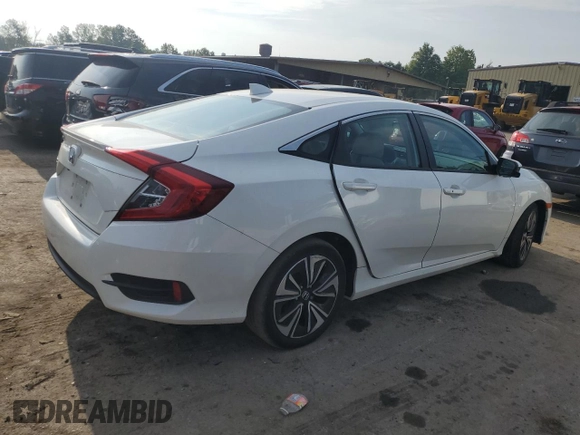 2017 Honda Civic Sedan EX-T with VIN 19XFC1F45HE205138, listed as a Copart auction lot 68492574 with 80,797 mi miles and Salvage Title. Bid and sale history available at carsss.com. Image 3.