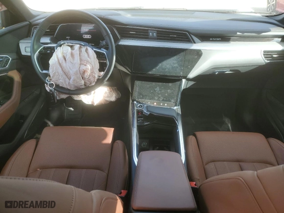2024 Audi Q8 e-tron Premium with VIN WA14ABGEXRB041355, listed as a Copart auction lot 79404004 with 19,721 mi miles and Salvage Title. Bid and sale history available at carsss.com. Image 8.