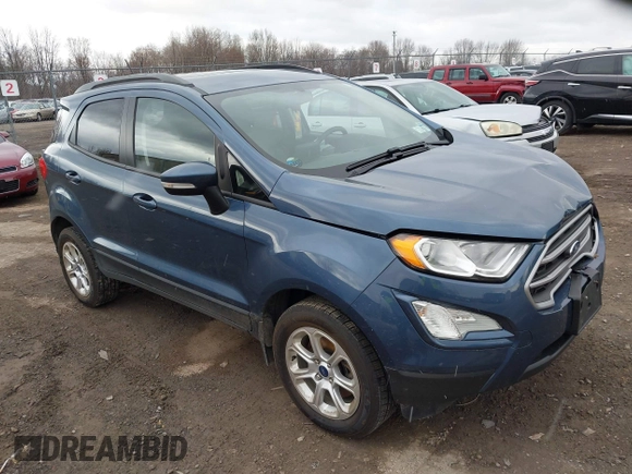 2022 Ford EcoSport SE with VIN MAJ6S3GL3NC469553, listed as a IAAI auction lot 41854545 with 40,339 mi miles and . Bid and sale history available at DreamBid. Image 1.