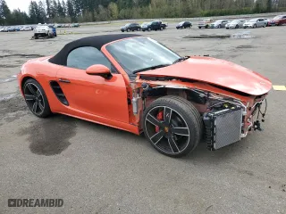 2022 Porsche 718 Boxster S with VIN WP0CB2A85NS221192, listed as a Copart auction lot 51336975 with 10,726 mi miles and Salvage Title. Bid and sale history available at carsss.com. Image 4.