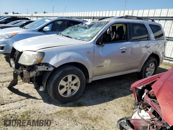 2008 Mercury Mariner z VIN 4M2CU81Z58KJ47051, wystawiony jako Copart lot #52448205 z przebiegiem 189 870 mil mil oraz Szkoda całkowita • Salvage title. Historia ofert i sprzedaży dostępna na DreamBid. Obrazek 1.
