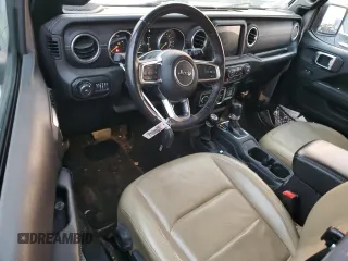 2018 Jeep Wrangler Unlimited Sahara with VIN 1C4HJXEG9JW118965, listed as a Copart auction lot 88117235 with 95,840 mi miles and Salvage title. Bid and sale history available at DreamBid. Image 8.