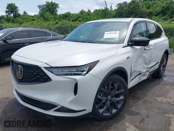 2024 Acura MDX w/A-Spec Package z VIN 5J8YE1H06RL011032, wystawiony jako IAAI lot #42308596 z przebiegiem 9 201 mil mil oraz . Historia ofert i sprzedaży dostępna na DreamBid. Obrazek 17.