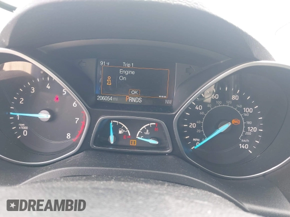 2017 Ford Escape S z VIN 1FMCU0F76HUE87288, wystawiony jako IAAI lot #42557291 z przebiegiem 206 054 mil mil oraz . Historia ofert i sprzedaży dostępna na DreamBid. Obrazek 7.