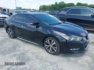2016 Nissan Maxima SL z VIN 1N4AA6AP1GC381727, wystawiony jako IAAI lot #42275430 z przebiegiem 89 529 mil mil oraz . Historia ofert i sprzedaży dostępna na DreamBid. Obrazek 1.