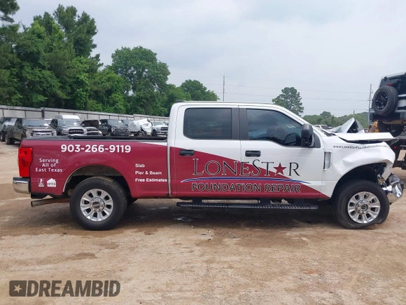 2021 Ford F-250 XL с VIN 1FT7W2B63MED78848, выставлен на аукционе IAAI как лот 42259810 с пробегом 127 552 миль миль и . История ставок и продаж доступна на DreamBid. Изображение 14.
