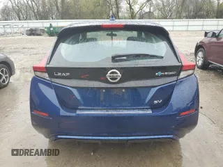 2018 Nissan LEAF S with VIN 1N4AZ1CPXJC307996, listed as a Copart auction lot 55135345 with 73,770 mi miles and Clean Title. Bid and sale history available at DreamBid. Image 6.