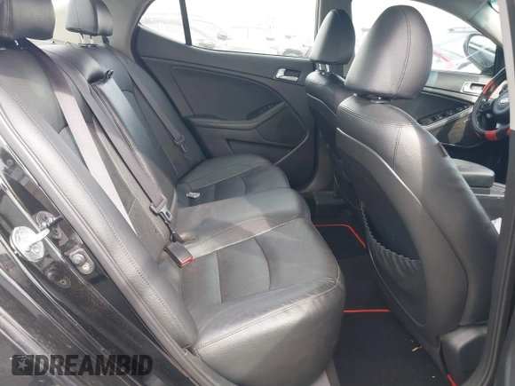 2015 Kia Optima Hybrid EX with VIN KNAGN4ADXF5080070, listed as a IAAI auction lot 41666446 with 119,845 mi miles. Bid and sale history available at carsss.com. Image 8.