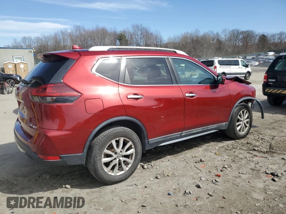 2018 Nissan Rogue SV with VIN 5N1AT2MV9JC723421, listed as a Copart auction lot 49770695 with 78,228 mi miles and Salvage Title. Bid and sale history available at DreamBid. Image 3.
