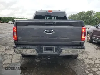 2021 Ford F-150 XL with VIN 1FTEW1EP0MFB98114, listed as a Copart auction lot 55892705 with 47,619 mi miles and Salvage title. Bid and sale history available at DreamBid. Image 6.