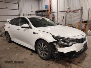 2019 Kia Optima LX with VIN 5XXGT4L38KG369502, listed as a IAAI auction lot 39820086 with 117,802 mi miles. Bid and sale history available at carsss.com. Image 14.