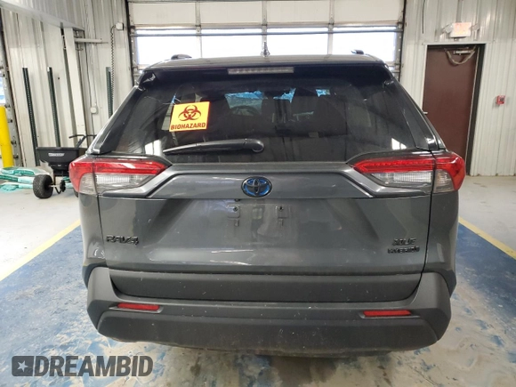 2024 Toyota RAV4 Hybrid XLE Premium with VIN 2T3B6RFV1RW083655, listed as a Copart auction lot 87269294 with 0 mi miles and Non Repairable. Bid and sale history available at carsss.com. Image 6.