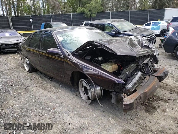1996 Chevrolet Caprice 1SA Special Value with VIN 1G1BL52P1TR125640, listed as a Copart auction lot 53086055 with Not Provided miles and Salvage Title. Bid and sale history available at DreamBid. Image 11.