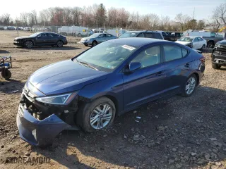 2020 Hyundai Elantra SEL with VIN 5NPD84LF4LH631083, listed as a Copart auction lot 50919715 with 66,388 mi miles and Salvage Title. Bid and sale history available at carsss.com. Image 1.