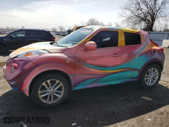 2013 Nissan Juke SL with VIN JN8AF5MV6DT219611, listed as a Copart auction lot 50252755 with 257,329 mi miles and Clean Title. Bid and sale history available at carsss.com. Image 1.