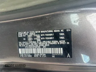 2015 Toyota Sienna XLE with VIN 5TDYK3DC5FS567460, listed as a Copart auction lot 63311295 with 296,433 mi miles and Clean title. Bid and sale history available at DreamBid. Image 10.