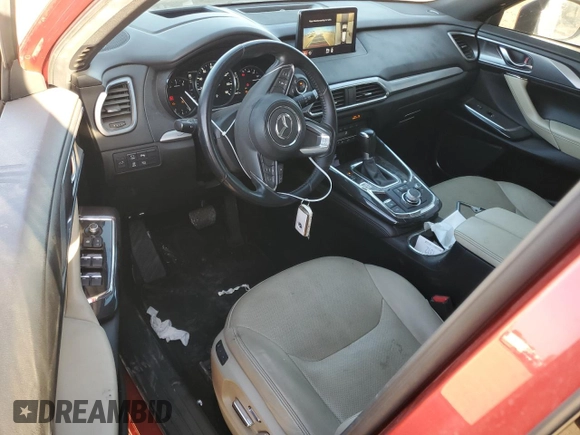 2020 Mazda CX-9 Grand Touring with VIN JM3TCBDY1L0414612, listed as a Copart auction lot 51561345 with 88,451 mi miles and Salvage title. Bid and sale history available at DreamBid. Image 8.