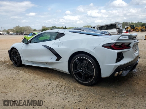 2024 Chevrolet Corvette 3LT z VIN 1G1YC2D48R5107079, wystawiony jako Copart lot #51450895 z przebiegiem 4 439 mil mil oraz Szkoda całkowita • Salvage title. Historia ofert i sprzedaży dostępna na DreamBid. Obrazek 2.
