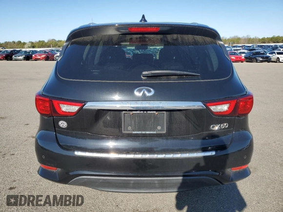 2017 Infiniti QX60 with VIN 5N1DL0MM6HC554882, listed as a Copart auction lot 54297515 with 82,996 mi miles and Salvage Title. Bid and sale history available at DreamBid. Image 6.