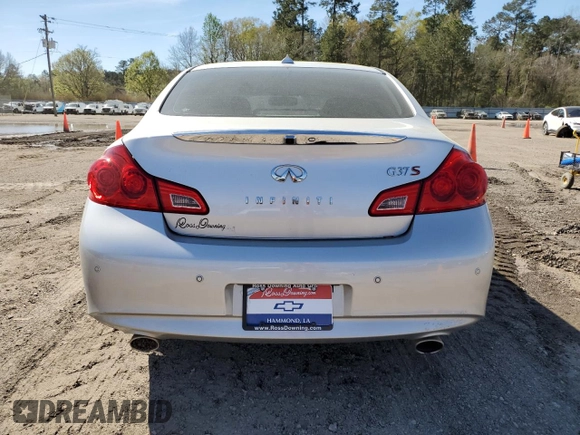 2012 Infiniti G37 Sedan Journey with VIN JN1CV6APXCM934681, listed as a Copart auction lot 49583055 with 87,475 mi miles and Salvage Title. Bid and sale history available at carsss.com. Image 6.