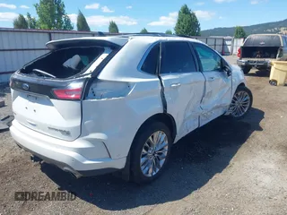 2020 Ford Edge Titanium z VIN 2FMPK4K96LBB46218, wystawiony jako IAAI lot #42750160 z przebiegiem 56 720 mil mil oraz . Historia ofert i sprzedaży dostępna na DreamBid. Obrazek 4.