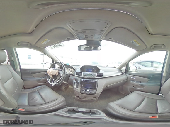2014 Honda Odyssey Touring with VIN 5FNRL5H94EB110606, listed as a Copart auction lot 40884414 with 140,742 mi miles and Salvage Title. Bid and sale history available at carsss.com. Image 14.