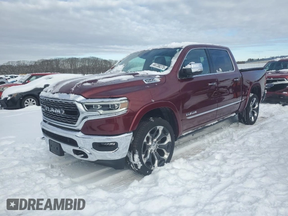 2022 Ram 1500 Limited z VIN 1C6SRFHT5NN140532, wystawiony jako Copart lot #44738275 z przebiegiem 22 900 mil mil oraz Szkoda całkowita • Salvage title. Historia ofert i sprzedaży dostępna na DreamBid. Obrazek 1.