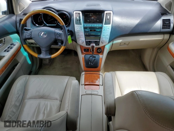 2008 Lexus RX 400h with VIN JTJHW31U282857051, listed as a Copart auction lot 52996275 with 178,118 mi miles and Salvage Title. Bid and sale history available at DreamBid. Image 8.