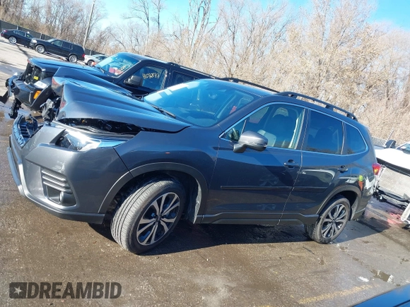 2024 Subaru Forester Limited with VIN JF2SKAKC9RH515899, listed as a IAAI auction lot 41058849 with 8,348 mi miles and . Bid and sale history available at DreamBid. Image 14.