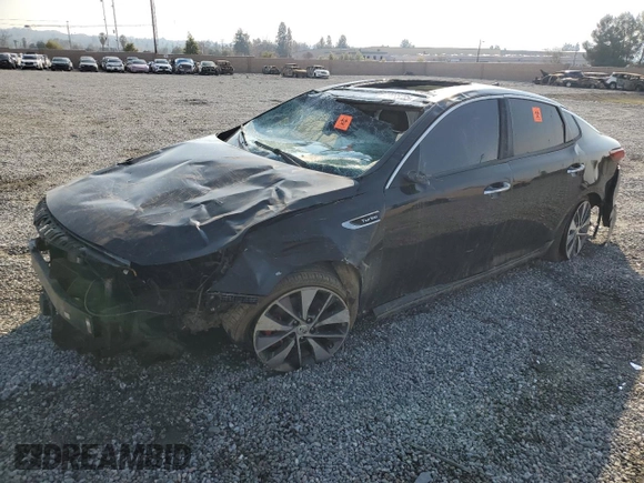 2016 Kia Optima SXL Turbo with VIN 5XXGV4L2XGG049980, listed as a Copart auction lot 43085085 with Not Provided miles and Salvage Title. Bid and sale history available at carsss.com. Image 1.