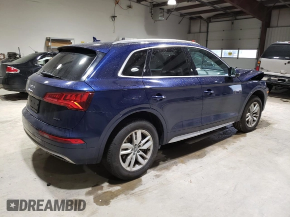 2020 Audi Q5 Premium with VIN WA1ANAFY8L2115490, listed as a Copart auction lot 87094424 with 49,528 mi miles and Salvage Title. Bid and sale history available at carsss.com. Image 3.