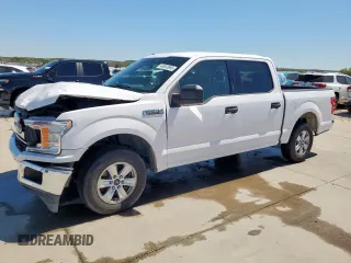 2018 Ford F-150 XL with VIN 1FTEW1CB9JKC27765, listed as a Copart auction lot 45933695 with 147,309 mi miles and Clean Title. Bid and sale history available at carsss.com. Image 1.