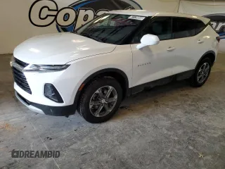 2021 Chevrolet Blazer LT with VIN 3GNKBCR42MS578228, listed as a Copart auction lot 61179855 with 41,021 mi miles and Clean title. Bid and sale history available at DreamBid. Image 1.