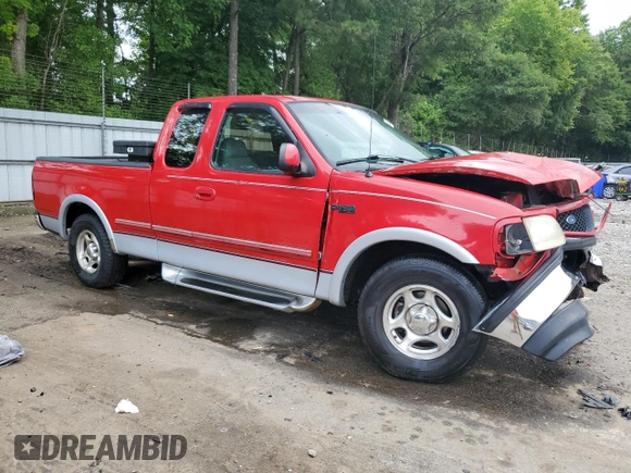 1997 Ford F-150 with VIN 1FTDX1767VNA57898, listed as a Copart auction lot 60908125 with 236,399 mi miles and Salvage title. Bid and sale history available at DreamBid. Image 4.