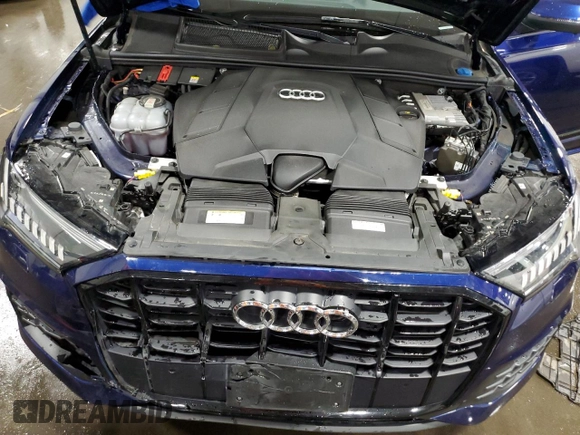 2021 Audi Q7 Premium Plus z VIN WA1LXAF79MD014507, wystawiony jako Copart lot #59815775 z przebiegiem 55 164 mil mil oraz Szkoda całkowita • Salvage title. Historia ofert i sprzedaży dostępna na DreamBid. Obrazek 12.