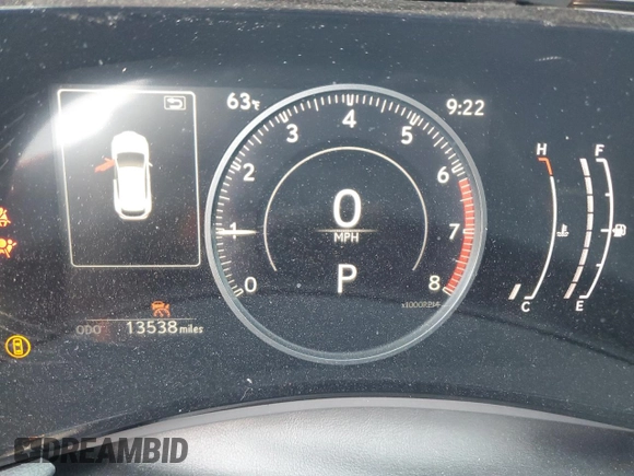 2023 Lexus NX 350 with VIN 2T2AGCEZXPC023404, listed as a Copart auction lot 54760225 with 13,538 mi miles and Salvage title. Bid and sale history available at DreamBid. Image 9.