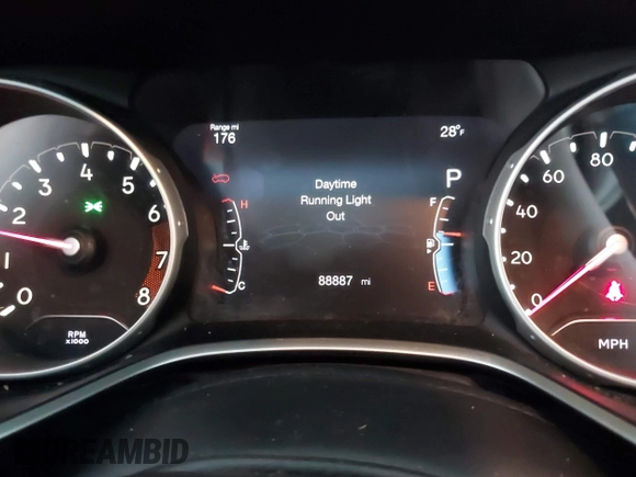 2018 Jeep Compass Altitude with VIN 3C4NJDBB4JT395992, listed as a IAAI auction lot 41318649 with 88,887 mi miles and . Bid and sale history available at carsss.com. Image 15.