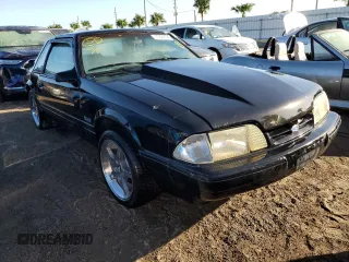 1993 Ford Mustang with VIN 1FACP40E5PF134317, listed as a Copart auction lot 77322724 with 96,493 mi miles and Non repairable. Bid and sale history available at DreamBid. Image 4.