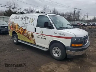 2021 GMC Savana Cargo with VIN 1GTW7AFP2M1213659, listed as a Copart auction lot 47974005 with 116,037 mi miles and Salvage Title. Bid and sale history available at carsss.com. Image 4.