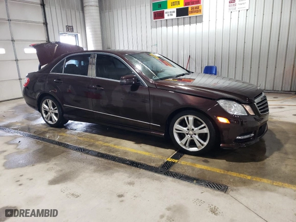 2013 Mercedes-Benz E-Class E 350 Luxury with VIN WDDHF8JB8DA710656, listed as a Copart auction lot 53504205 with 121,240 mi miles and Salvage Title. Bid and sale history available at carsss.com. Image 4.