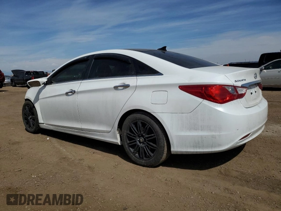 2013 Hyundai Sonata Limited with VIN 5NPEC4AC6DH542807, listed as a Copart auction lot 54093765 with 122,566 mi miles and Salvage title. Bid and sale history available at DreamBid. Image 2.