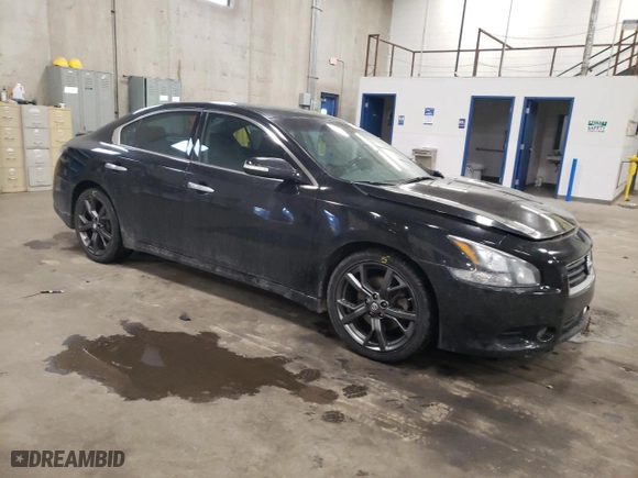 2014 Nissan Maxima 3.5 SV w/Sport Pkg with VIN 1N4AA5APXEC479713, listed as a Copart auction lot 86170314 with 127,179 mi miles and Salvage Title. Bid and sale history available at carsss.com. Image 4.
