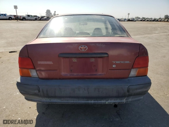 1996 Toyota Tercel DX with VIN JT2AC52L8T0124403, listed as a Copart auction lot 66195834 with NaN miles and Salvage Title. Bid and sale history available at carsss.com. Image 6.
