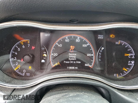 2014 Jeep Grand Cherokee Limited with VIN 1C4RJFBT4EC139746, listed as a Copart auction lot 58978855 with 118,006 mi miles and Clean title. Bid and sale history available at DreamBid. Image 9.