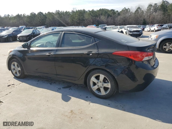 2012 Hyundai Elantra GLS PZEV with VIN KMHDH4AE8CU391953, listed as a Copart auction lot 42400255 with 160,229 mi miles and Salvage Title. Bid and sale history available at carsss.com. Image 2.