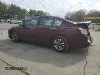 2015 Honda Accord LX with VIN 1HGCR2F3XFA120666, listed as a Copart auction lot 53250535 with 141,075 mi miles and Salvage Title. Bid and sale history available at DreamBid. Image 2.