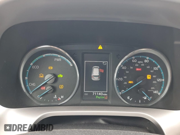 2017 Toyota RAV4 Hybrid Limited with VIN JTMDJREV7HD122608, listed as a Copart auction lot 47960945 with 71,140 mi miles and Salvage Title. Bid and sale history available at carsss.com. Image 9.