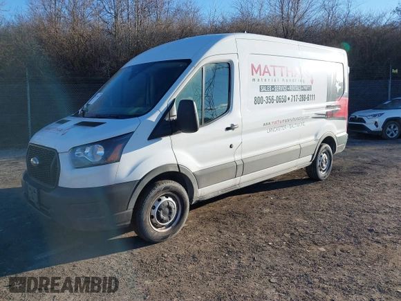 2021 Ford Transit Cargo with VIN 1FTBR1C82MKA66713, listed as a IAAI auction lot 41479187 with 50,415 mi miles and . Bid and sale history available at DreamBid. Image 18.