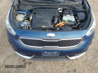 2017 Kia Niro FE with VIN KNDCB3LC7H5101503, listed as a Copart auction lot 43458795 with 217,609 mi miles and Salvage Title. Bid and sale history available at carsss.com. Image 12.
