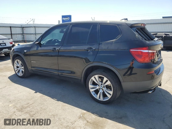 2014 BMW X3 xDrive35i with VIN 5UXWX7C50E0E75288, listed as a Copart auction lot 54365825 with Not Provided miles and Salvage Title. Bid and sale history available at DreamBid. Image 2.